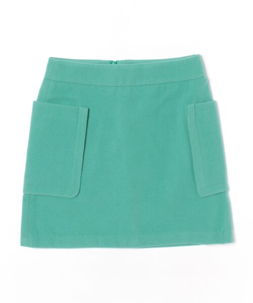 Little sunny bite(リトルサニーバイト)の「【z】【Little Sunny Bite】Original melton skirt(スカート・レディース・ピンク/グリーン・SMALL)」の1枚目の写真