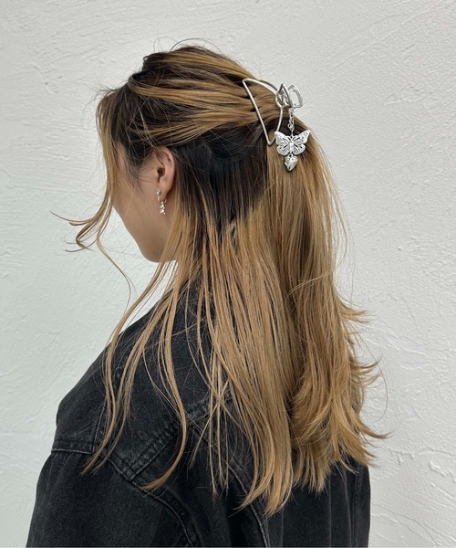 セール】バタフライヘアクリップ（バレッタ/ヘアクリップ）｜sedacle