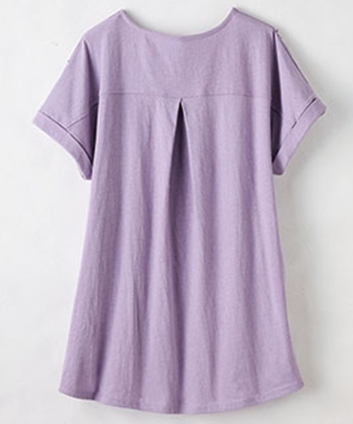 BELLUNA PLUS(ベルーナ)の「新色追加!モチーフレース使いデザインプルオーバー(Tシャツ/カットソー・レディース・ブラック/コーラル/セージグリーン/オフホワイト/ラベンダー/イエロー・MEDIUM/LARGE/X-LARGE)」の18枚目の写真