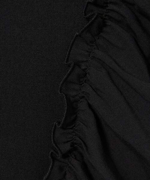 EMMEL REFINES(エメルリファインズ)の「<EMMEL REFINES>EM イソザイ ドッキング ギャザー プルオーバー(Tシャツ/カットソー・レディース・ホワイト/ブラック・FREE)」の15枚目の写真