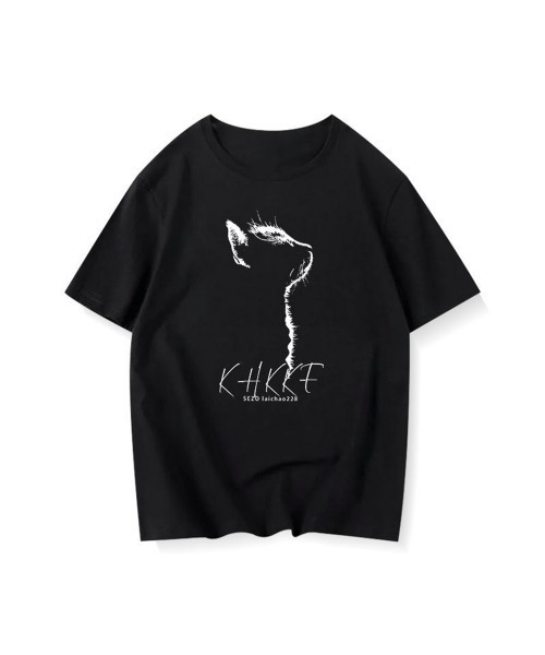 Miniministore(ミニミニストア)の「ビッグtシャツ レディース 半袖トップス(Tシャツ/カットソー・レディース・アイボリー/ブラック/ワインレッド・L/M)」の4枚目の写真