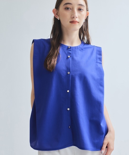 ketty(ケティ)の「エステルカノコブラウス≪洗濯機で洗える≫(シャツ/ブラウス・レディース・オフホワイト/ブルー/オレンジ/ブラック・M)」の15枚目の写真