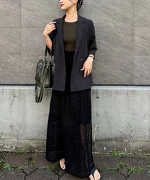 VENCEEXCHANGE | 【VENCE by yuki 】刺繍レースワイドパンツ(その他パンツ)