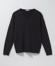 nAvy カシミヤタッチVネックニット