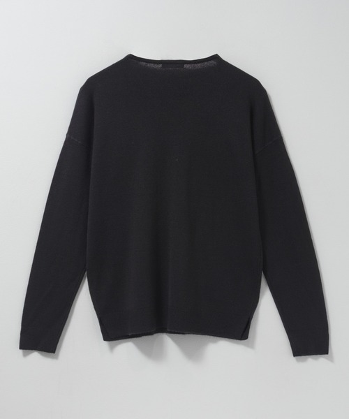 NAVY（ネイビー）の「nAvy カシミヤタッチVネックニット（ニット/セーター・レディース・イエロー/グリーン/オレンジ系/ブルーグリーン/ブラック・L/M）」の10枚目の写真