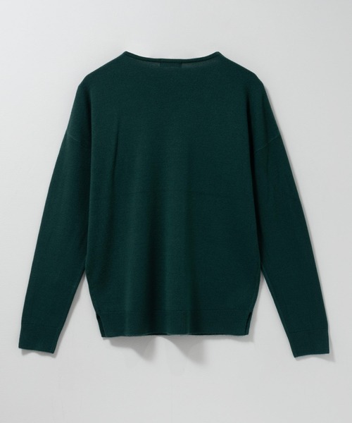 NAVY（ネイビー）の「nAvy カシミヤタッチVネックニット（ニット/セーター・レディース・イエロー/グリーン/オレンジ系/ブルーグリーン/ブラック・L/M）」の16枚目の写真