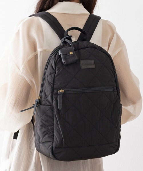 toleur（トーラ）の「【toleur】ナイロンキルティングリュック 11989（バックパック/リュック・レディース・ブラック/ベージュ/カーキ・FREE）」の2枚目の写真