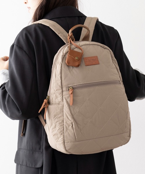 toleur（トーラ）の「【toleur】ナイロンキルティングリュック 11989（バックパック/リュック・レディース・ブラック/ベージュ/カーキ・FREE）」の20枚目の写真