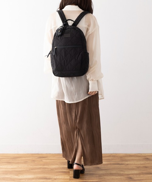 toleur（トーラ）の「【toleur】ナイロンキルティングリュック 11989（バックパック/リュック・レディース・ブラック/ベージュ/カーキ・FREE）」の12枚目の写真
