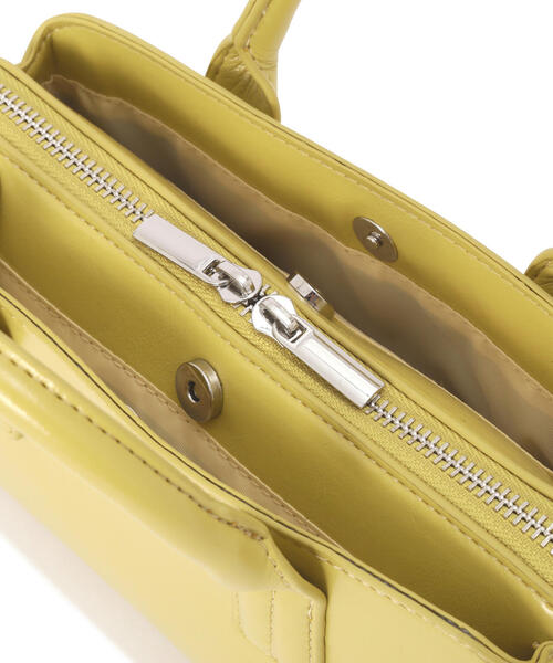 EDIT COLOGNE（エディットコロン）の「ミニトートバッグ（トートバッグ・レディース・ブラック/ホワイト/イエロー/シルバー・ﾌﾘ-）」の5枚目の写真