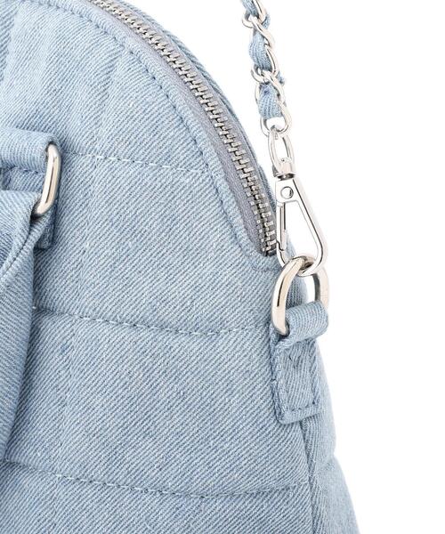 FREE'S MART（フリーズマート）の「ハーフムーンショルダーバッグ（トートバッグ・レディース・ブラック/ブルー/ホワイト・ﾌﾘ-）」の4枚目の写真