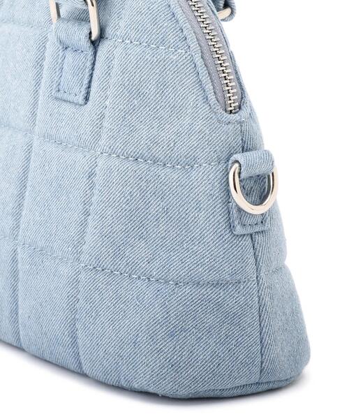 FREE'S MART（フリーズマート）の「ハーフムーンショルダーバッグ（トートバッグ・レディース・ブラック/ブルー/ホワイト・ﾌﾘ-）」の6枚目の写真