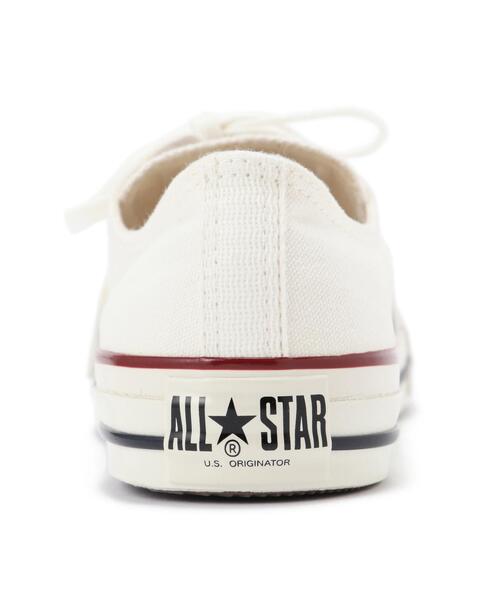 NATURAL BEAUTY BASIC（ナチュラルビューティーベーシック）の「◇コンバースＡＳ　ＵＳ　ＯＸ（スニーカー・レディース・ホワイト/ブラック・23.5cm/24.5cm）」の6枚目の写真