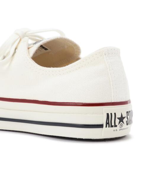 NATURAL BEAUTY BASIC（ナチュラルビューティーベーシック）の「◇コンバースＡＳ　ＵＳ　ＯＸ（スニーカー・レディース・ホワイト/ブラック・23.5cm/24.5cm）」の7枚目の写真