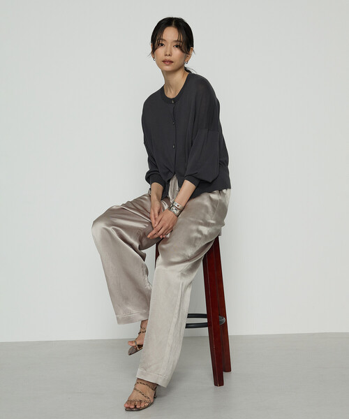 セール】ブライトカルゼ ワイドパンツ（その他パンツ）｜COMME CA