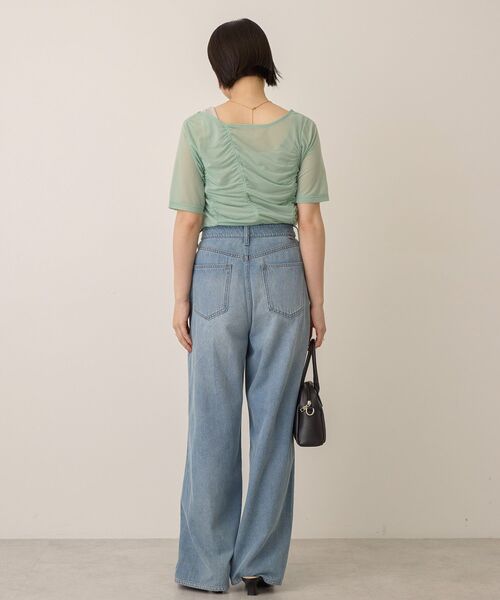 AMERICAN HOLIC(アメリカンホリック)の「【2点SET】アシメシアーT+ラメタンクトップ(アンサンブル・レディース・ミント/ブラック・M/L)」の16枚目の写真