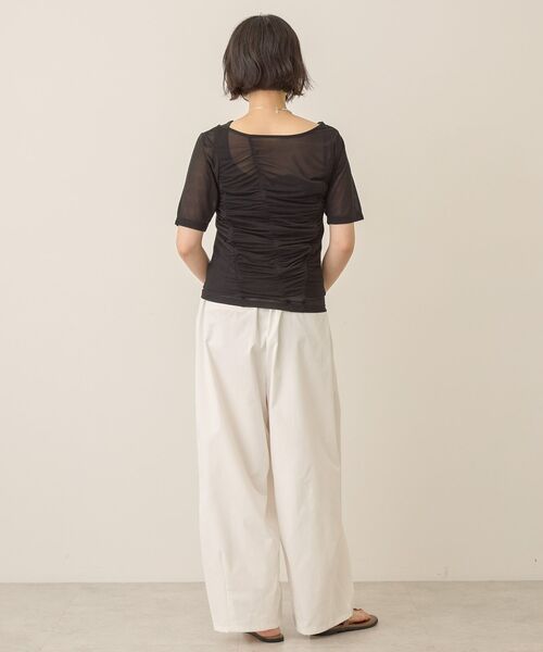 AMERICAN HOLIC(アメリカンホリック)の「【2点SET】アシメシアーT+ラメタンクトップ(アンサンブル・レディース・ミント/ブラック・M/L)」の22枚目の写真