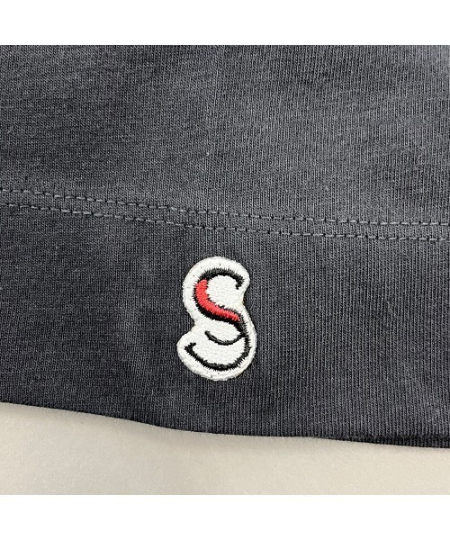 Sunny Smith(サニースミス)の「【SUNNY SMITH】へビーオンス Cool Smith ワッペン 半袖Tシャツ(Tシャツ/カットソー・メンズ・チャコール/ネイビー/オフホワイト・MEDIUM/LARGE)」の12枚目の写真