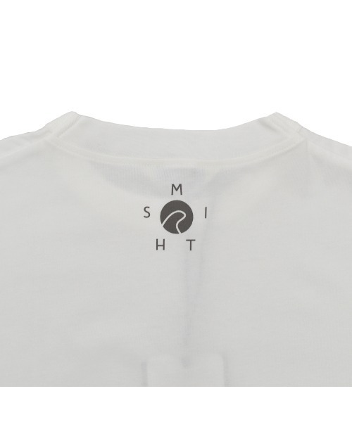 Sunny Smith(サニースミス)の「【SUNNY SMITH】へビーオンス Cool Smith ワッペン 半袖Tシャツ(Tシャツ/カットソー・メンズ・チャコール/ネイビー/オフホワイト・MEDIUM/LARGE)」の6枚目の写真