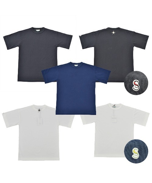 Sunny Smith(サニースミス)の「【SUNNY SMITH】へビーオンス Cool Smith ワッペン 半袖Tシャツ(Tシャツ/カットソー・メンズ・チャコール/ネイビー/オフホワイト・MEDIUM/LARGE)」の5枚目の写真