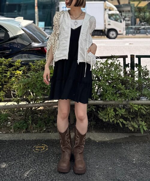 w closet（ダブルクローゼット）の「フーディーZIPブルゾン（ブルゾン・レディース・ブルー/ネイビー/オフホワイト・FREE）」の5枚目の写真