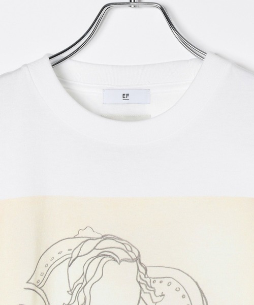 HEAR MY NAME（ヒアマイネーム）の「【EF(エフ)】アートT／JEAN COCTEAU（MEN）（Tシャツ/カットソー・メンズ・ホワイト・MEDIUM/LARGE）」の7枚目の写真