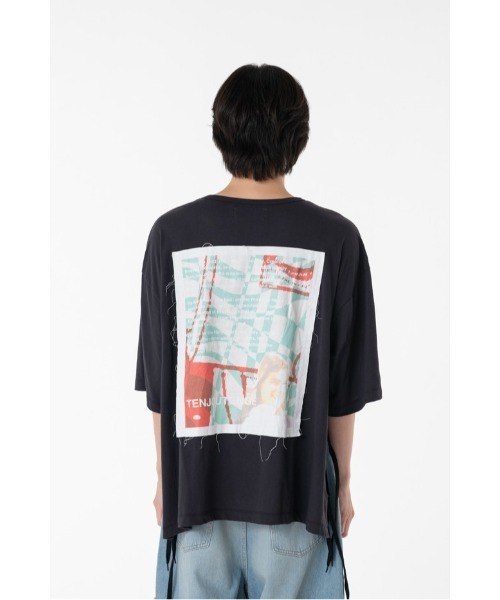 DISCOVERED（ディスカバード）の「KIRIBARI S/S TEE（Tシャツ/カットソー・メンズ・ブラック/ホワイト・LARGE/SMALL）」の2枚目の写真