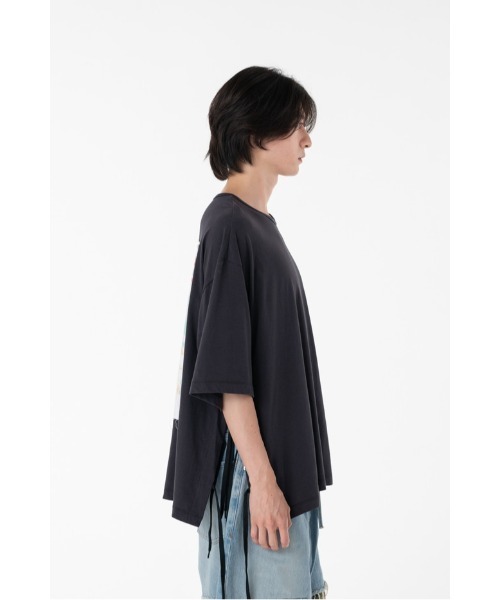 DISCOVERED（ディスカバード）の「KIRIBARI S/S TEE（Tシャツ/カットソー・メンズ・ブラック/ホワイト・LARGE/SMALL）」の7枚目の写真