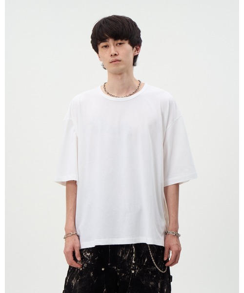 DISCOVERED（ディスカバード）の「KIRIBARI S/S TEE（Tシャツ/カットソー・メンズ・ブラック/ホワイト・LARGE/SMALL）」の12枚目の写真