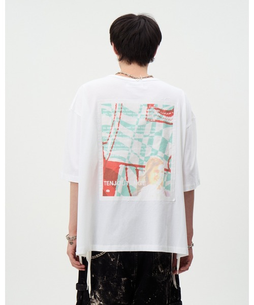 DISCOVERED（ディスカバード）の「KIRIBARI S/S TEE（Tシャツ/カットソー・メンズ・ブラック/ホワイト・LARGE/SMALL）」の14枚目の写真