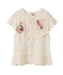 PINK HOUSE（ピンクハウス）の「ドットチュールレースベスト（ベスト