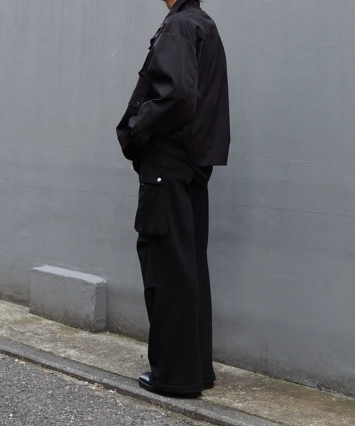 Lui's（ルイス）の「【Neucon/ニューコン】マルチポケットテックスタンドオーバーブルゾン（ブルゾン・メンズ・グレー/ブラック・2/1）」の21枚目の写真