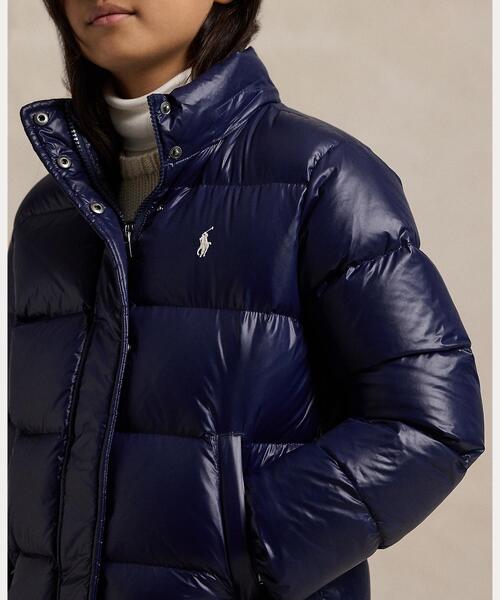 POLO RALPH LAUREN CHILDRENSWEAR（ポロ ラルフ ローレン チルドレンズウェア）の「ダウン フーデッド ジャケット（ダウンジャケット/コート・キッズ・ネイビー系1・S/M/L/XL）」の7枚目の写真