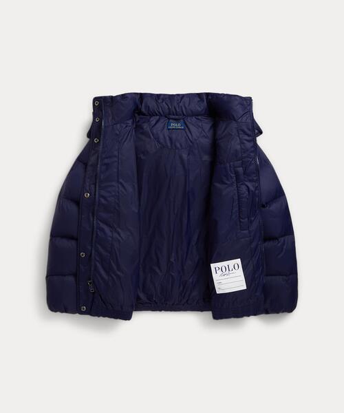 POLO RALPH LAUREN CHILDRENSWEAR（ポロ ラルフ ローレン チルドレンズウェア）の「ダウン フーデッド ジャケット（ダウンジャケット/コート・キッズ・ネイビー系1・S/M/L/XL）」の6枚目の写真