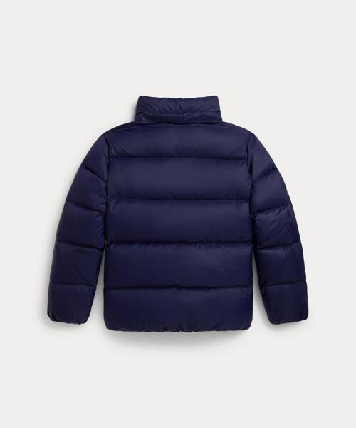 POLO RALPH LAUREN CHILDRENSWEAR（ポロ ラルフ ローレン チルドレンズウェア）の「ダウン フーデッド ジャケット（ダウンジャケット/コート・キッズ・ネイビー系1・S/M/L/XL）」の5枚目の写真