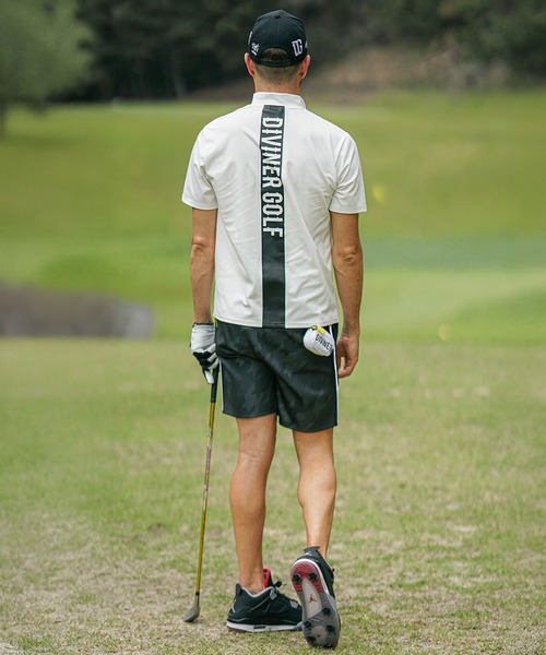 DIVINER GOLF】チェックハーフパンツ メンズ ショーツ 千鳥 チェック柄