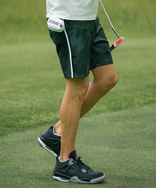 DIVINER GOLF】チェックハーフパンツ メンズ ショーツ 千鳥 チェック柄