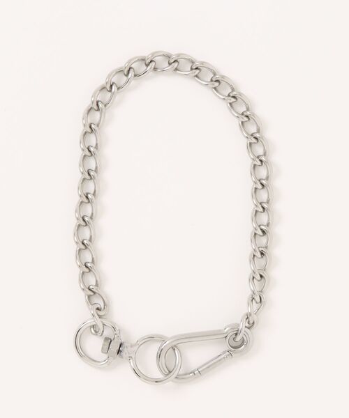 SPINNS(スピンズ)の「【40cm】シルバーチェーンネックレス/カラビナフック付き/ユニセックス対応(ネックレス・メンズ・シルバー・ONESIZE)」の1枚目の写真