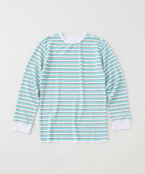 WOKE EDGE/ウォークエッジ/Glit Border Thermal（Tシャツ/カットソー