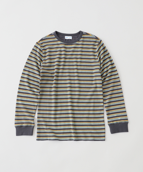 トップス WOKE EDGE Glit Border Thermal WOKE EDGE/ウォークエッジ/Glit Border Thermal（Tシャツ/カットソー