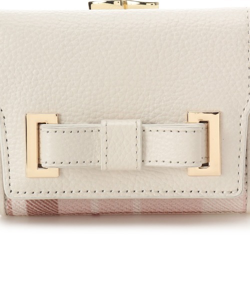 チェック柄エムシュシュⅢ 口金折財布（財布）｜Samantha Thavasa