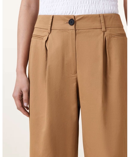ALLSAINTS(オールセインツ)の「POPPY BROWN CHINO TROUSERS | POPPY ブラウン チノ トラウザー(チノパンツ・レディース・ブラウン系その他・4/6/8/10)」の3枚目の写真