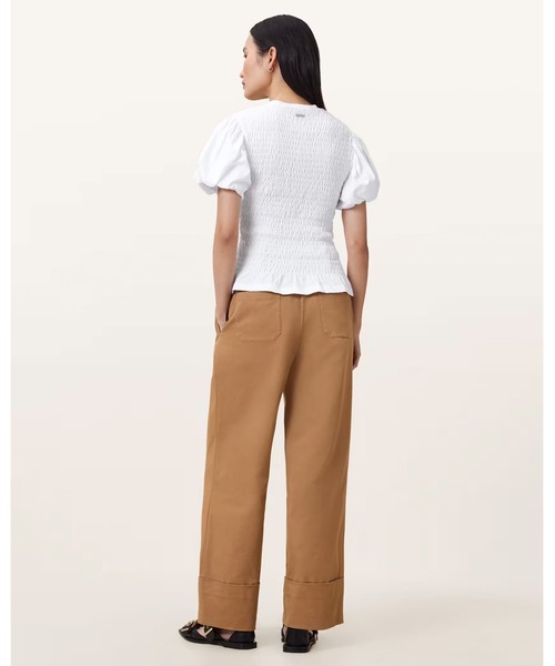 ALLSAINTS(オールセインツ)の「POPPY BROWN CHINO TROUSERS | POPPY ブラウン チノ トラウザー(チノパンツ・レディース・ブラウン系その他・4/6/8/10)」の7枚目の写真