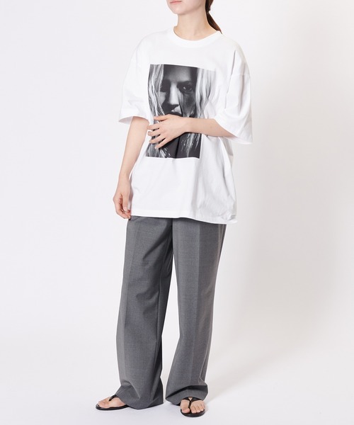 2 ケイト・モス ヴィンテージ ロングTシャツ Lサイズ ダメージ加工 スクリーンスターズ ライフ別注ケイトモス ダメージ加工フォトT