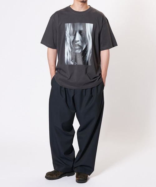 鬼フェード BIOTOP × Kate Moss フォト Tシャツ 黒 XL 鬼フェード BIOTOP × Kate Moss フォト Tシャツ 黒 XL 鬼