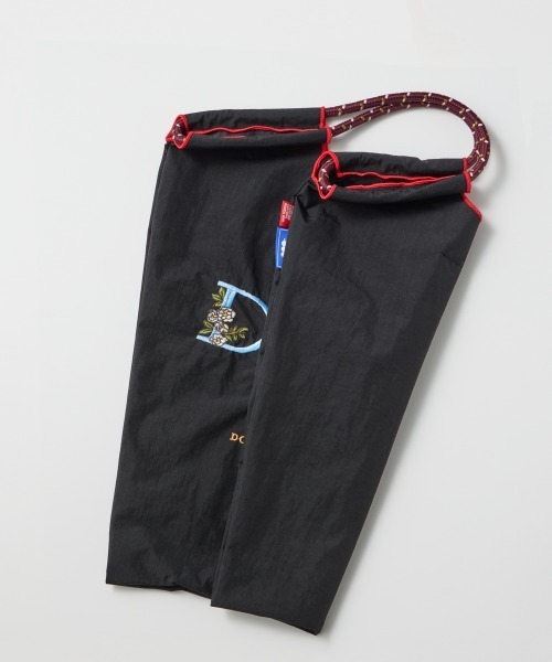 DOUBLE STANDARD CLOTHING（ダブルスタンダードクロージング）の「Ball&Chain / フラワーベア ショッピングバッグ（エコバッグ/サブバッグ・レディース・ブラック・FREE）」の6枚目の写真