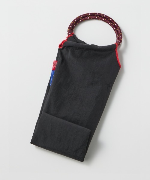 DOUBLE STANDARD CLOTHING（ダブルスタンダードクロージング）の「Ball&Chain / フラワーベア ショッピングバッグ（エコバッグ/サブバッグ・レディース・ブラック・FREE）」の8枚目の写真