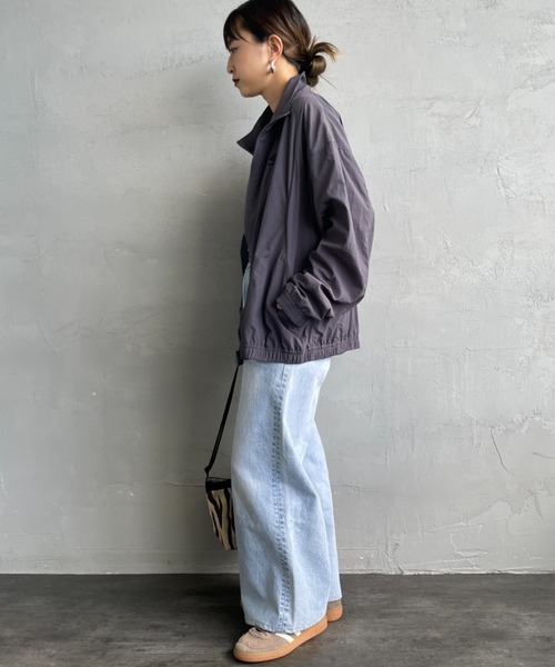 UMBRO（アンブロ）の「[UMBRO/アンブロ] 別注 ナイロントラックブルゾン（ブルゾン・レディース・グレー/ネイビー・XL/L/M/S）」の17枚目の写真