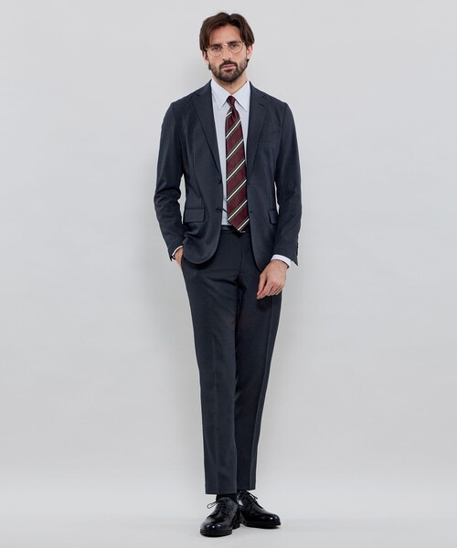 MACKINTOSH LONDON(マッキントッシュ ロンドン)の「オルタネイトストライプネクタイ(ネクタイ・メンズ・ネイビー/レッド系その他2/グリーン系その他6・FREE)」の6枚目の写真