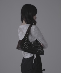 Chick | Stud Design Square Bag/スタッズデザインスクエアバッグ(ショルダーバッグ)